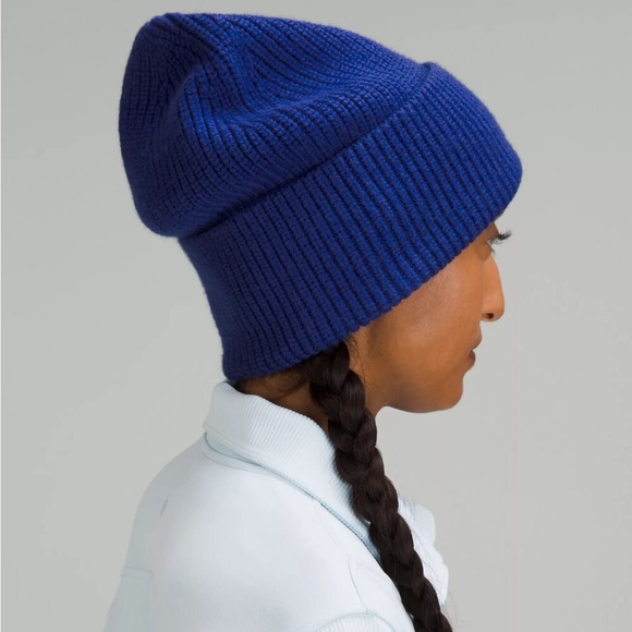 lululemon athletica Accessories - Lululemon Ribbed Merino Wool-blend Knit Beanie